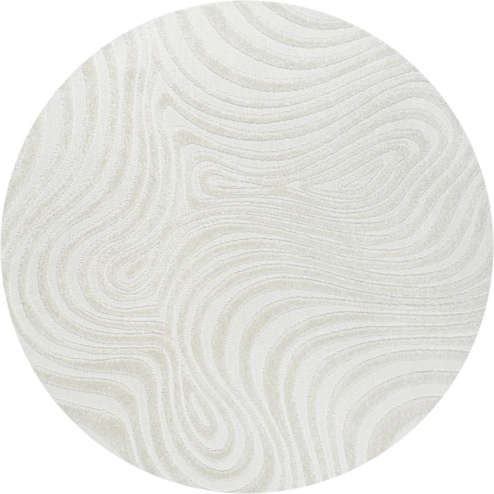 Jonathan Y SCANDINAVIAN Cream SCN103A 6ft. Round Rug