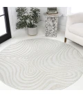 Jonathan Y SCANDINAVIAN Cream SCN103A 6ft. Round Rug