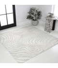 Jonathan Y SCANDINAVIAN Cream SCN103A 7ft.-9in. Square Rug