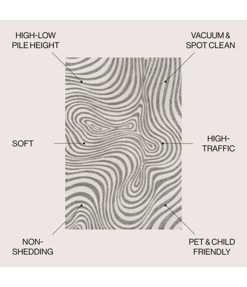 Jonathan Y SCANDINAVIAN Gray SCN103B 10ft. X 14ft. Rect. Rug