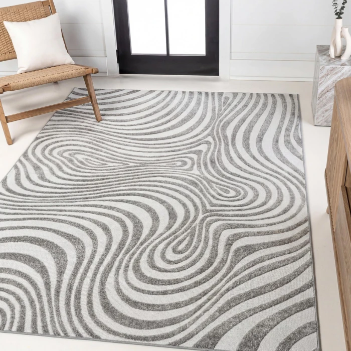 Jonathan Y SCANDINAVIAN Gray SCN103B 9ft. X 12ft. Rect. Rug