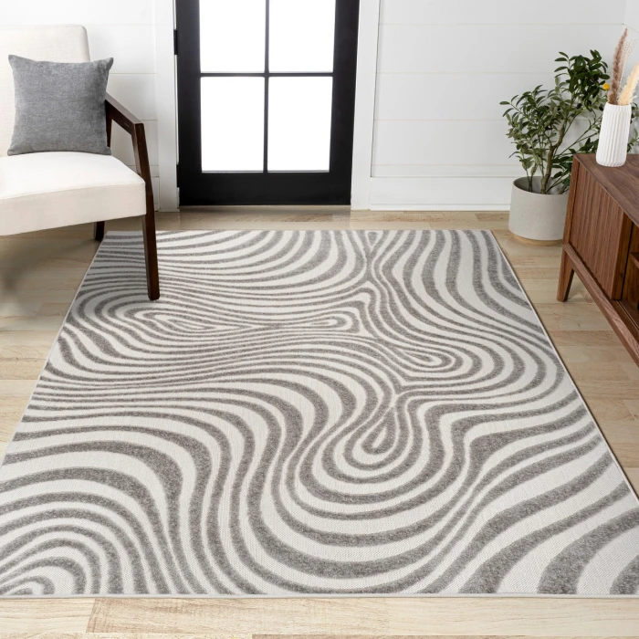 Jonathan Y SCANDINAVIAN Gray SCN103B 9ft. X 12ft. Rect. Rug