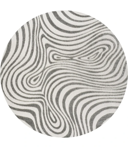 Jonathan Y SCANDINAVIAN Gray SCN103B 7ft. Round Rug