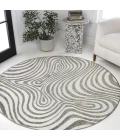 Jonathan Y SCANDINAVIAN Gray SCN103B 7ft. Round Rug