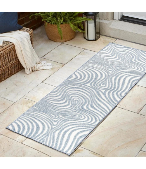 Jonathan Y SCANDINAVIAN Blue SCN103C 2ft.-2in. X 10ft. Rect. Rug
