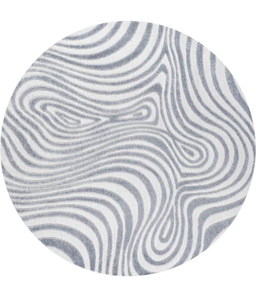 Jonathan Y SCANDINAVIAN Blue SCN103C 5ft.3in. Round Rug