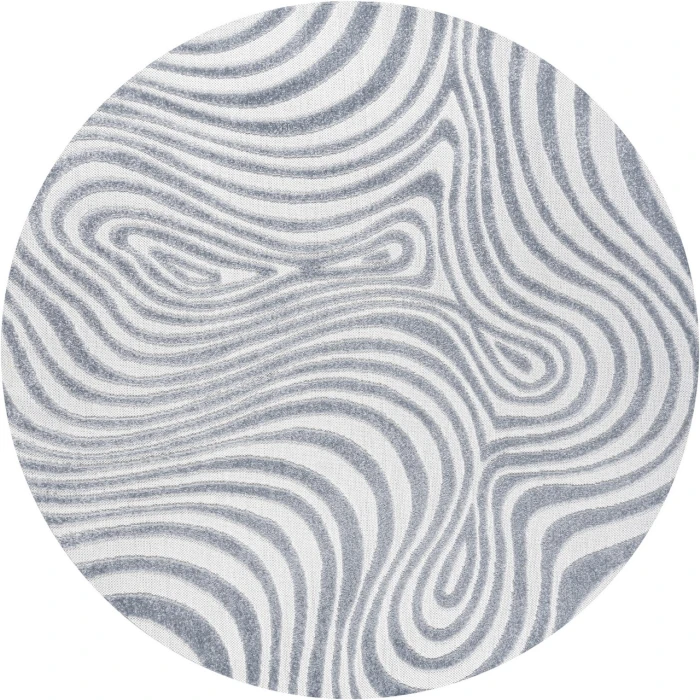 Jonathan Y SCANDINAVIAN Blue SCN103C 7ft. Round Rug