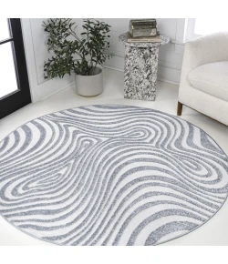 Jonathan Y SCANDINAVIAN Blue SCN103C 6ft. Round Rug