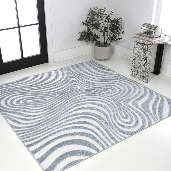 Jonathan Y SCANDINAVIAN Blue SCN103C 7ft. Square Rug