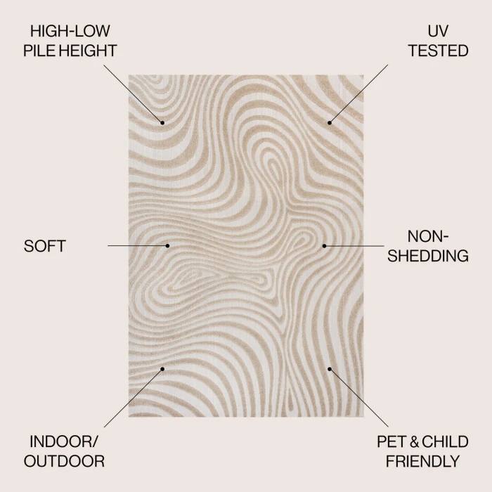 Jonathan Y SCANDINAVIAN Beige SCN103D 2ft.-11in. X 5ft. Rect. Rug