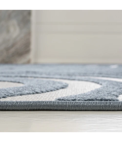 Jonathan Y SCANDINAVIAN Blue SCN103E 2ft. X 8ft. Rect. Rug