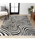 Jonathan Y SCANDINAVIAN Black SCN103F 5ft.3in. X 7ft.7in. Rect. Rug