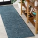 Jonathany Scandinavian SCN104A Navy/Cream Area Rug 2 ft. X 8 ft. Runner