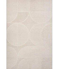 Jonathany Scandinavian SCN104B Ivory/Cream Area Rug 5 ft. 3 in. X 7 ft. 7 in. Rectangle