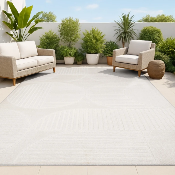 Jonathan Y SCANDINAVIAN Ivory SCN104B 10ft. X 13ft. Rect. Rug