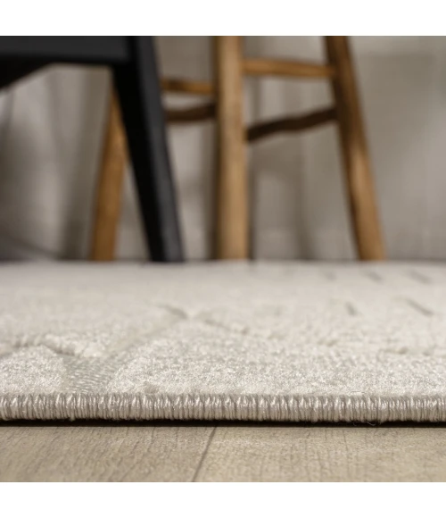 Jonathan Y SCANDINAVIAN Ivory SCN104B 5ft.3in. Round Rug