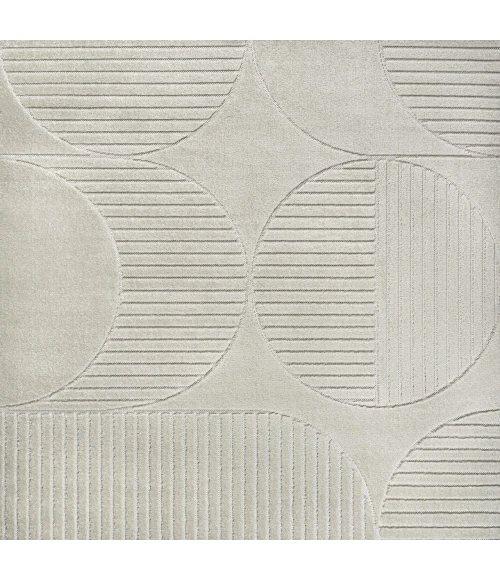 Jonathan Y SCANDINAVIAN Black SHP100A 9ft. Square Rug