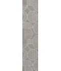 Nordby Geometric Arch Scandi Striped Gray/Cream 2 ft. x 8 ft. Runner Rug