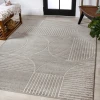 Jonathany Scandinavian SCN104C Gray/Cream Area Rug 5 ft. 3 in. X 7 ft. 7 in. Rectangle