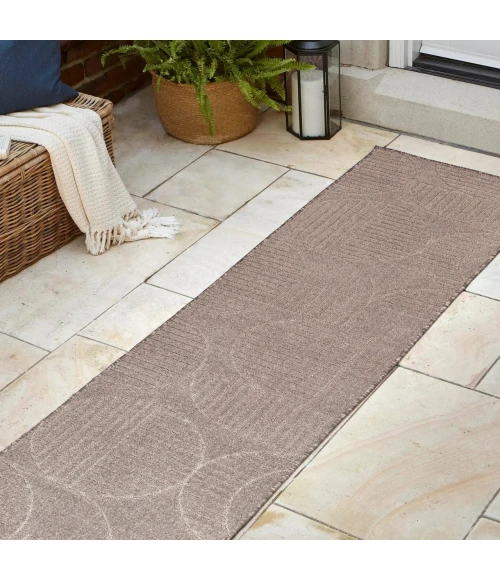 Jonathan Y SCANDINAVIAN Brown SCN104D 2ft. X 8ft. Rect. Rug