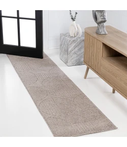 Jonathan Y SCANDINAVIAN Brown SCN104D 2ft. X 8ft. Rect. Rug