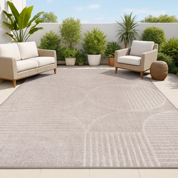 Jonathan Y SCANDINAVIAN Beige SCN104E 7ft.-10in. X 10ft. Rect. Rug