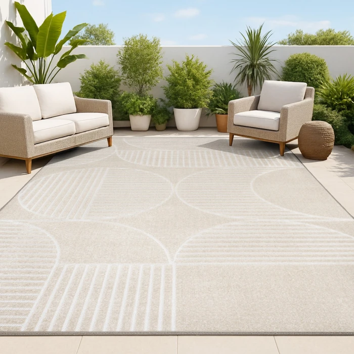 Jonathan Y SCANDINAVIAN Beige SCN104E 5ft.3in. X 7ft.7in. Rect. Rug
