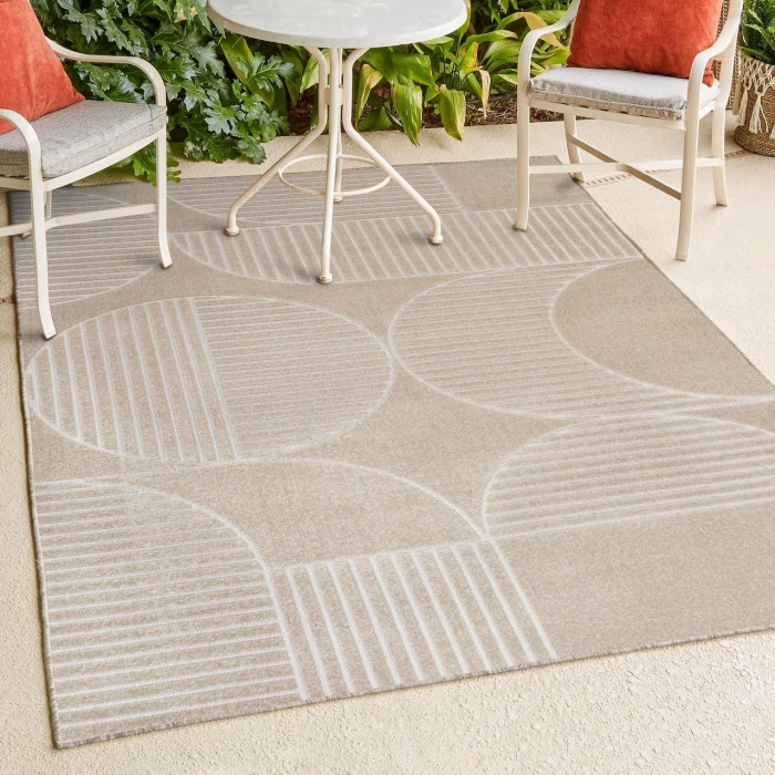 Jonathan Y SCANDINAVIAN Beige SCN104E 5ft.3in. X 7ft.7in. Rect. Rug
