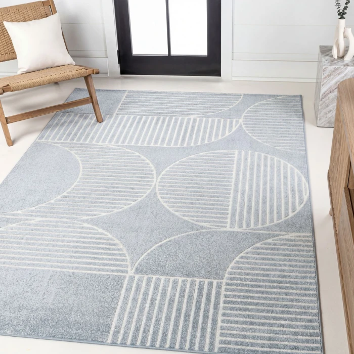 Jonathan Y SCANDINAVIAN Blue SCN104F 5ft.3in. X 7ft.7in. Rect. Rug