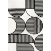 Jonathan Y SCANDINAVIAN Black SCN104G 3ft.-11in. X 6ft. Rect. Rug