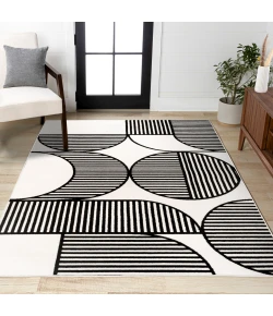 Jonathan Y SCANDINAVIAN Black SCN104G 5ft.3in. X 7ft.7in. Rect. Rug