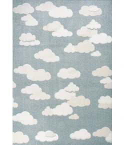 Jonathany Scandinavian SCN105A Blue/Ivory Area Rug 7 ft. 10 in. X 10 ft. Rectangle