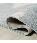 Hedwig Youth Cloud Scandi Rug Blue/Ivory 2 ft. x 8 ft. Runner Rug
