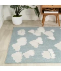 Hedwig Youth Cloud Scandi Rug Blue/Ivory 8 ft. x 10 ft. Area Rug