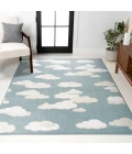 Jonathan Y SCANDINAVIAN Blue SCN105A 2ft.-11in. X 5ft. Rect. Rug