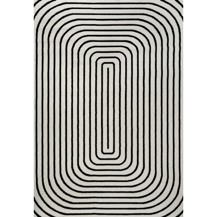Jonathan Y SCANDINAVIAN Black SCN106B 2ft.-11in. X 5ft. Rect. Rug