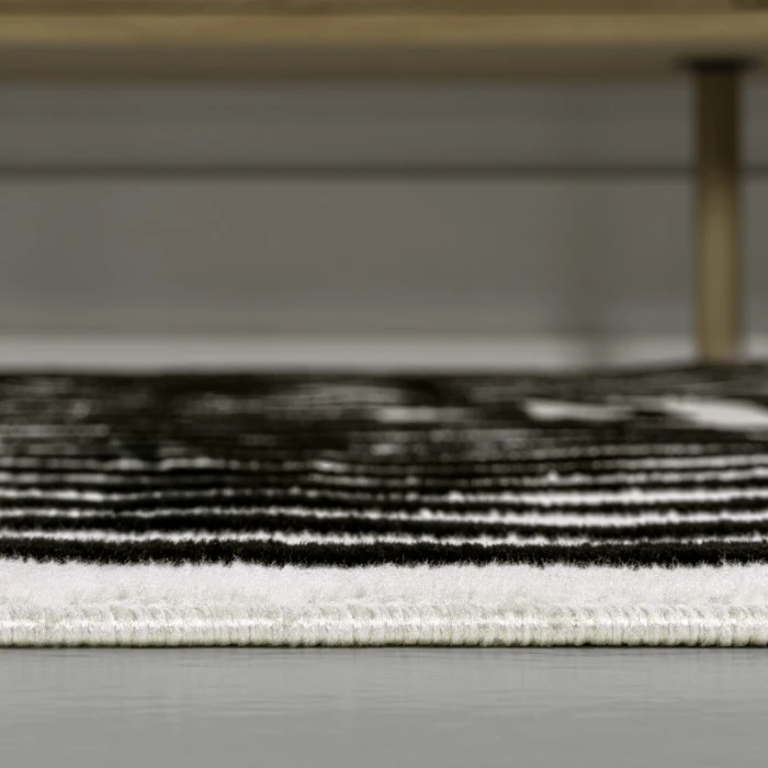 Jonathan Y SCANDINAVIAN Black SCN106B 2ft.-11in. X 5ft. Rect. Rug