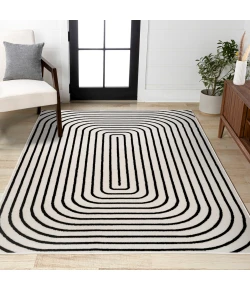 Jonathan Y SCANDINAVIAN Black SCN106B 2ft.-11in. X 5ft. Rect. Rug