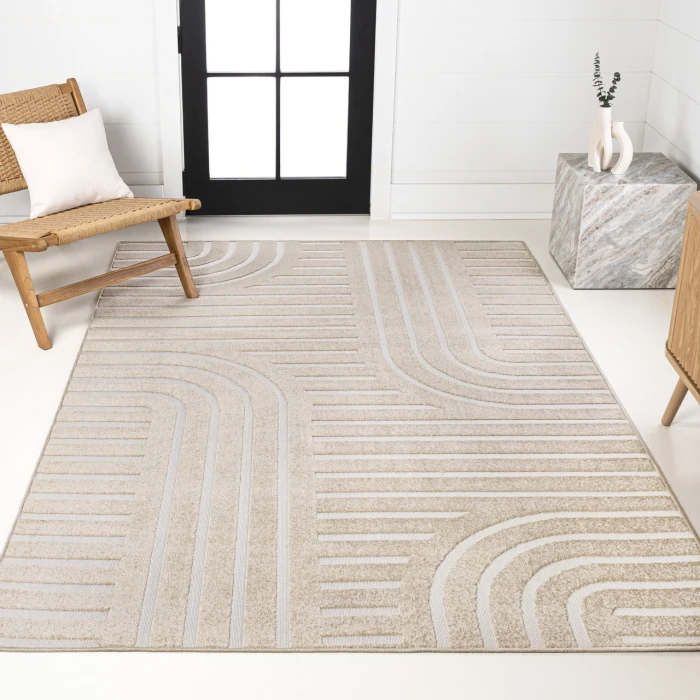 Jonathan Y SCANDINAVIAN Cream SCN108A 7ft.-10in. X 10ft. Rect. Rug