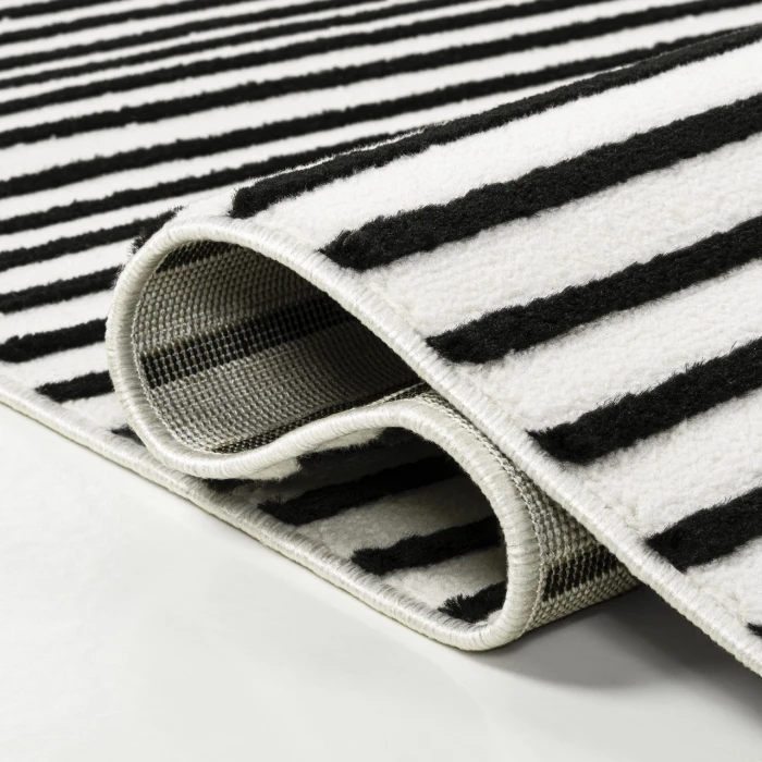 Jonathan Y SCANDINAVIAN Black SCN107D 2ft.-11in. X 5ft. Rect. Rug