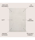 Jonathan Y SCANDINAVIAN Cream SCN109A 3ft.-11in. X 6ft. Rect. Rug