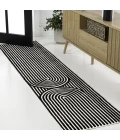 Jonathan Y SCANDINAVIAN Black SCN109C 2ft. X 8ft. Rect. Rug