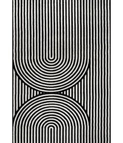 Jonathan Y SCANDINAVIAN Black SCN109C 5ft.3in. X 7ft.7in. Rect. Rug