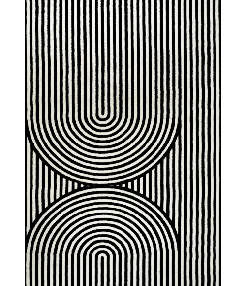 Jonathan Y SCANDINAVIAN Black SCN109C 2ft.-11in. X 5ft. Rect. Rug