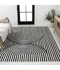 Jonathan Y SCANDINAVIAN Black SCN109C 2ft.-11in. X 5ft. Rect. Rug