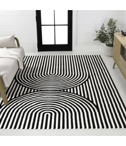 Jonathan Y SCANDINAVIAN Black SCN109C 5ft.3in. X 7ft.7in. Rect. Rug