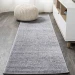 Jonathany Supersoft SEU100A Gray Area Rug 2 ft. X 16 ft. Runner
