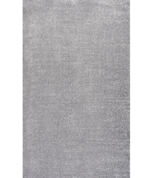 Haze Solid Low-Pile Gray 5 ft. x 8 ft. Area Rug