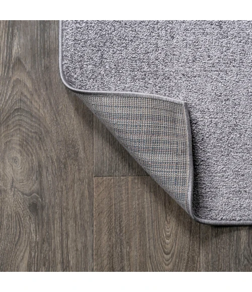 Haze Solid Low-Pile Gray 5 ft. x 8 ft. Area Rug