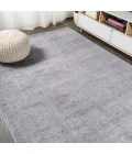 Haze Solid Low-Pile Gray 5 ft. x 8 ft. Area Rug